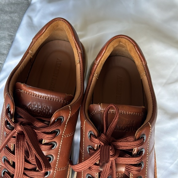 Allen Edmonds Brown Porter City Derby Lace-up Sneaker Size 8.5 Genuine Leather - Picture 11 of 17
